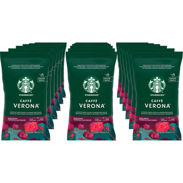 Starbucks Caffe Verona Ground Coffee, 2.5 Oz., Box Of 18