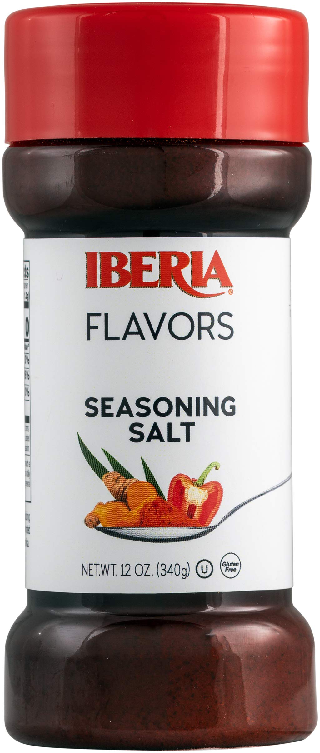 Iberia Seasoning Salt, 12 Ounce, Pack of 1, Flavorful Seasoning for Cooking