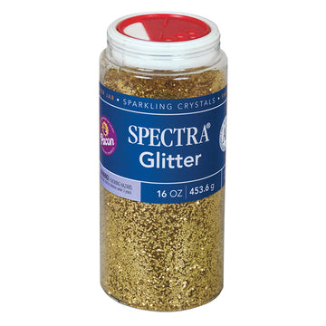 Spectra Glitter, Gold, 1 Lb. Per Jar, 2 Jars