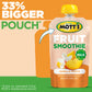 Motts Fruit Smoothies Vanilla Peach, 4.2 oz clear pouches, 8 Pack, Made With Milk, Made With Real Fruit, Good Source of Calcium,
