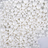White Sprinkles for Cake Decorating, 4.6Oz White Rod and Pearl Sprinkles Mix for Baking, Cupcake, Cookie, Ice Cream, Donuts and 