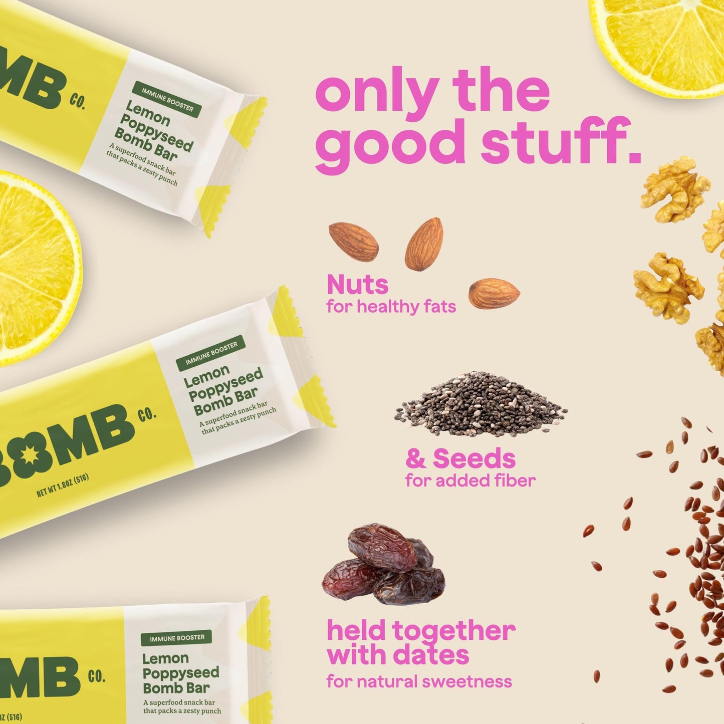 Blender  s   Bars Variety Pack, Plant Based Energy Snack, Gluten Free, Non-GMO, 9 Piece Set