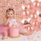 Kawailay Baby Girl 1St Birthday Cake Decoration Set First Birthday Cake Topper With Rainbow Clouds Stars Cake Picks One Year Old