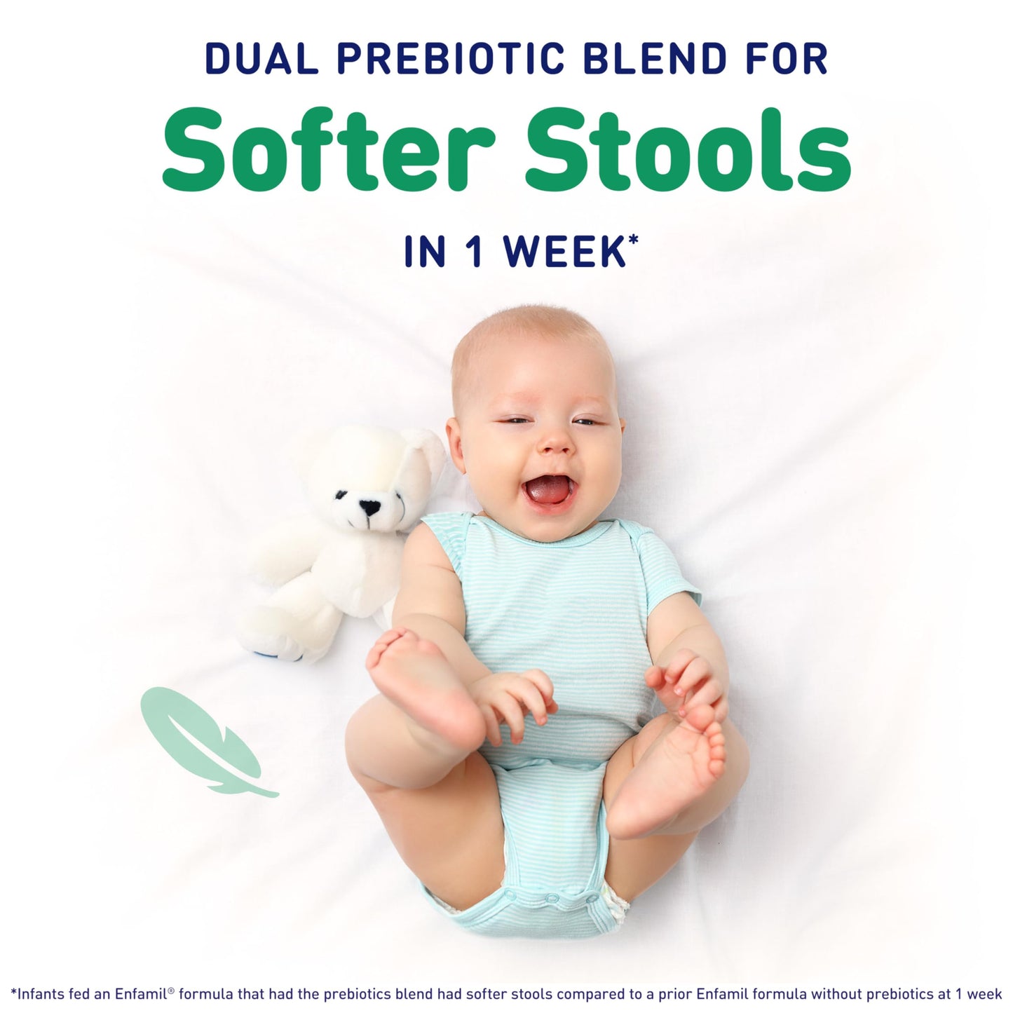 Enfamil Reguline Baby Formula, Milk-Based Infant Nutrition, Dual Prebiotics For Soft, Comfortable Stools Within 1 Week Of Use, O