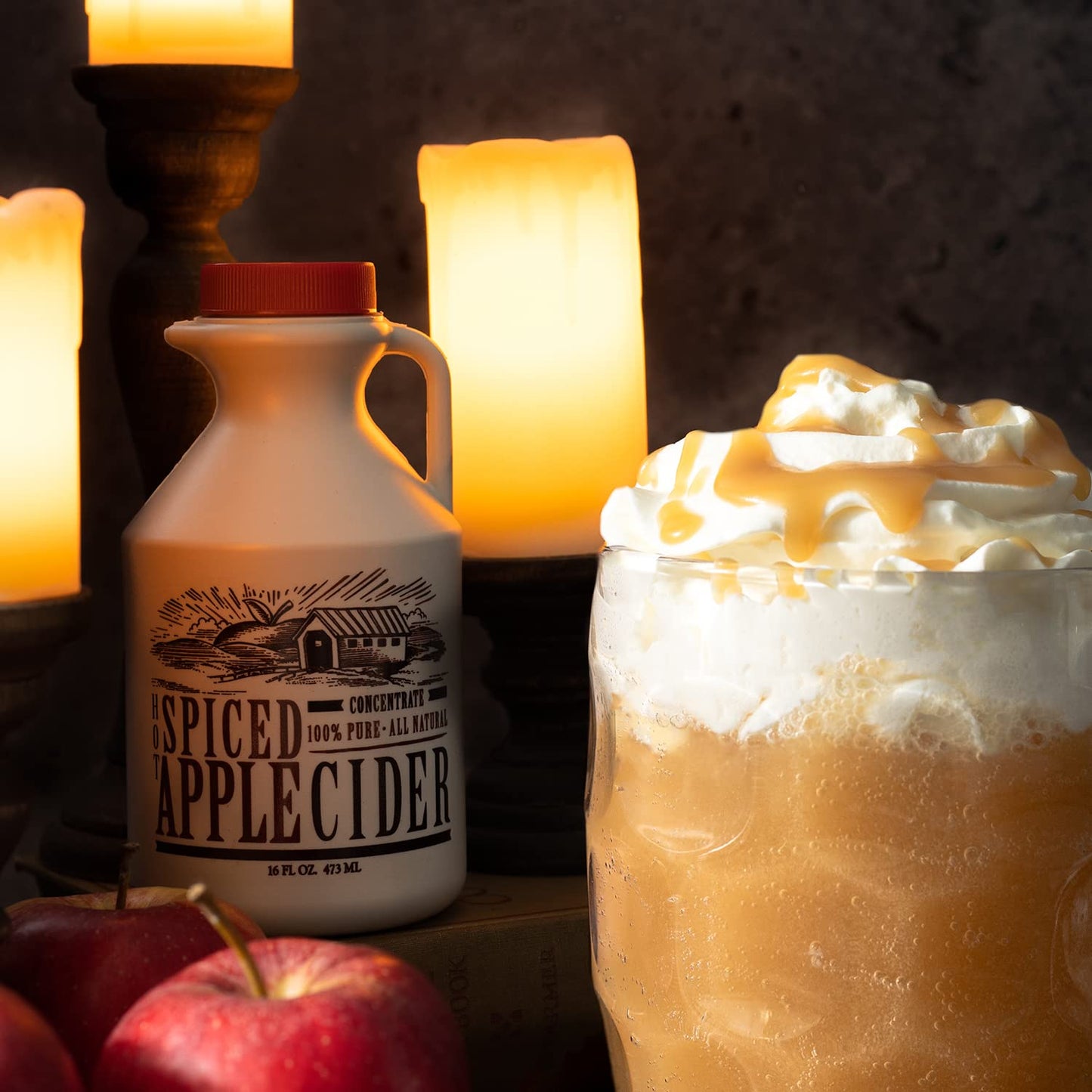 Mountain Cider Company Apple Cider Concentrate | Spiced Hot Drink | 64 fl. oz (64 servings)