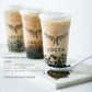 Boba Pearls | Tapioca Pearls | Locca Booba | 14 Oz (10 Servings) | Premium Easy To Cook | No Preservatives | With Straws And Bob