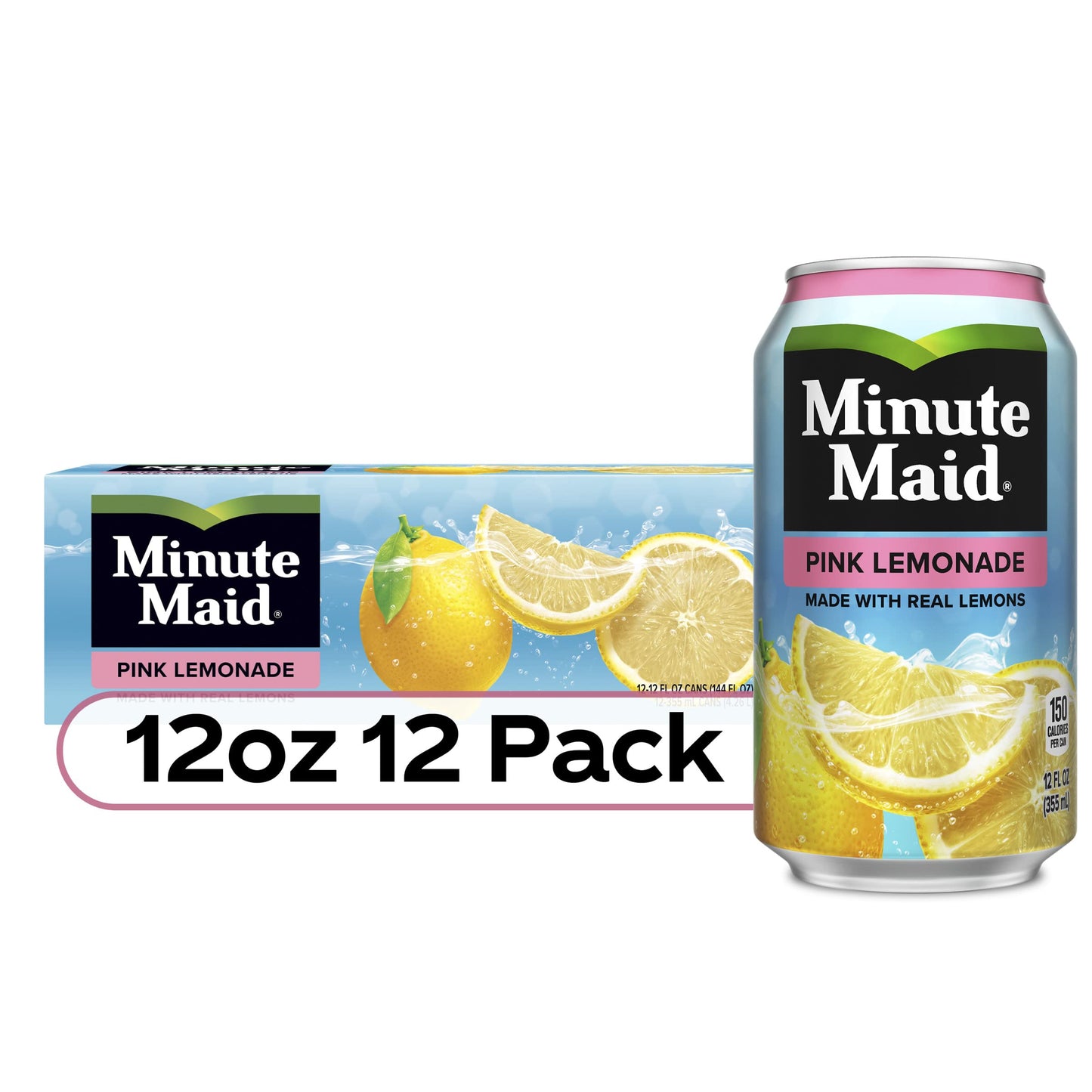 Minute Maid Pink Lemonade, 12 Fl Oz (pack of 12)