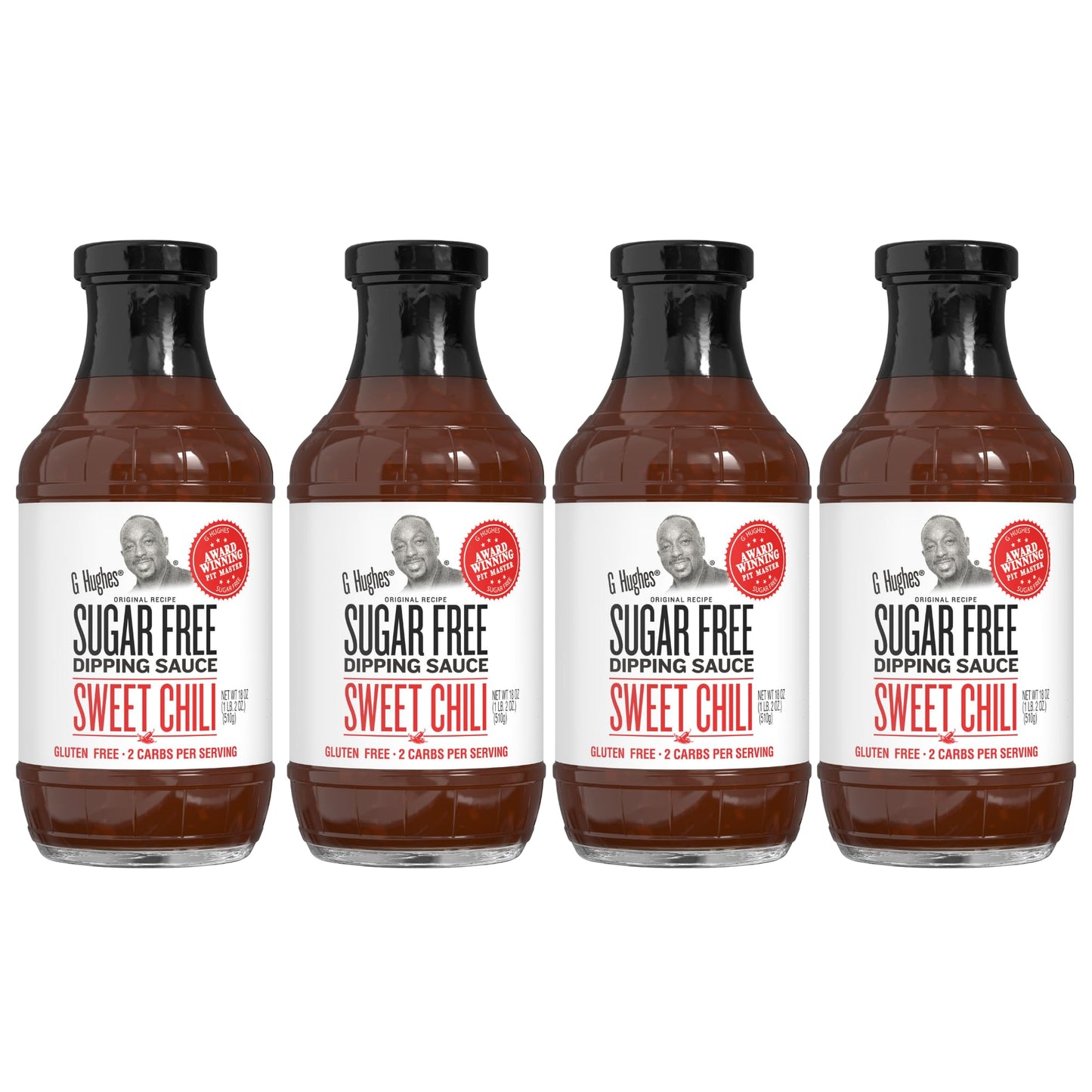G Hughes Sugar Free, Sweet Chili Sauce - Gluten Free Dipping Sauces, Sugar Free Sauce, Hot Sauce, Low Carb Red Chili Sauce, Spic