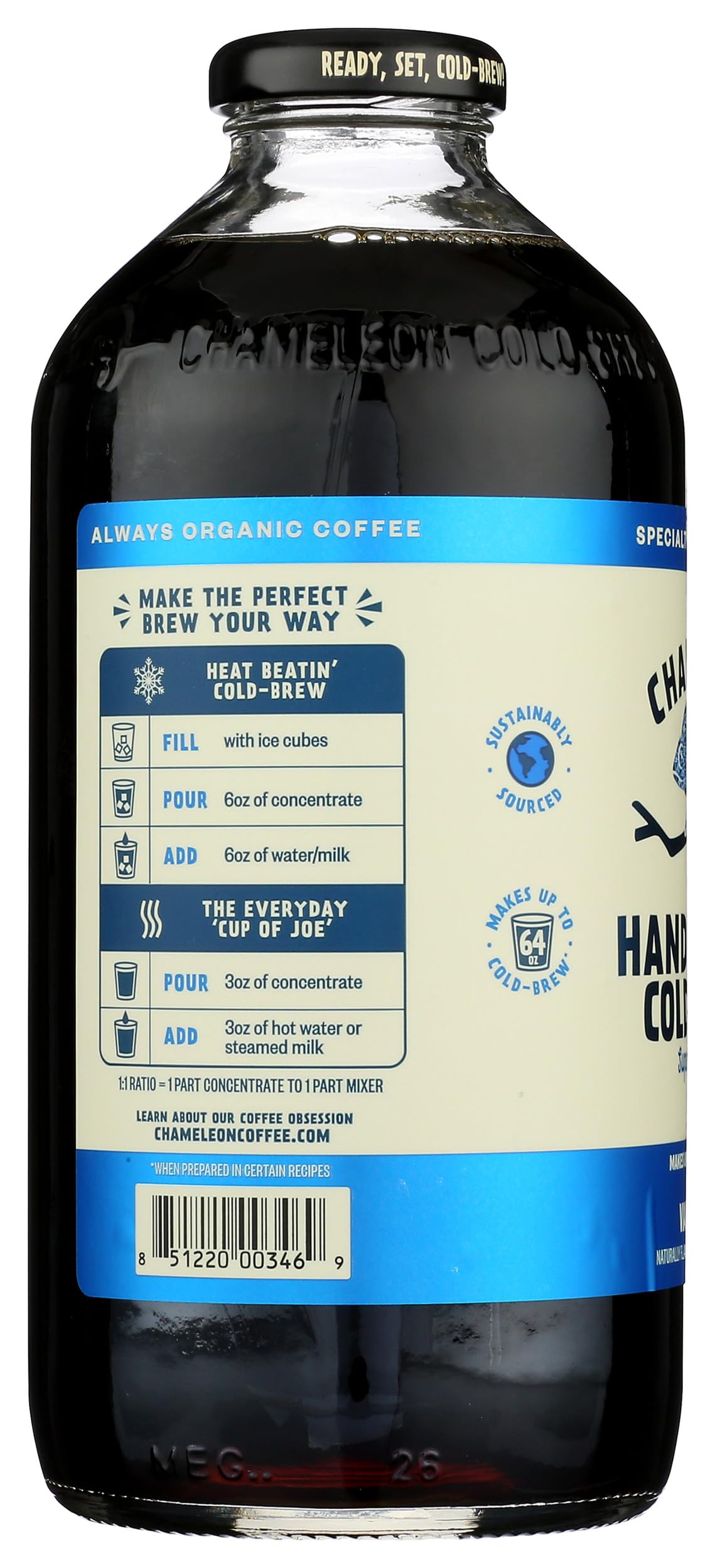 CHAMELEON COLD BREW BEV VNLLA CONCNTRT GLASS 32OZ