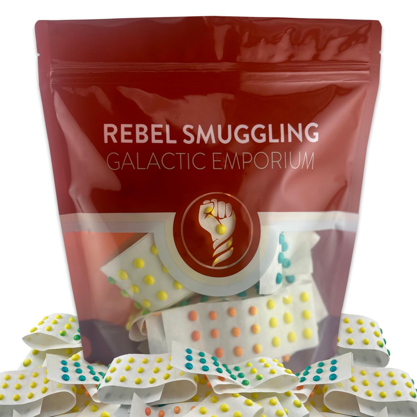 Rebel Smuggling Candy Buttons Sheets, Retro Candy, 50 Pack, 8x10x2