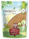 Food to Live Buckwheat Kasha, 5 Pounds - Grechka, Toasted Whole Groats, Made from Hulled Seeds, Kosher, Bulk. Rich in Dietary Fi