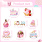 4Th Birthday Party Decorations Girl - Joybileefun 40Pcs Sweet Sassy And Four Ice Cream Party Decorations Cupcake Toppers Four Ev