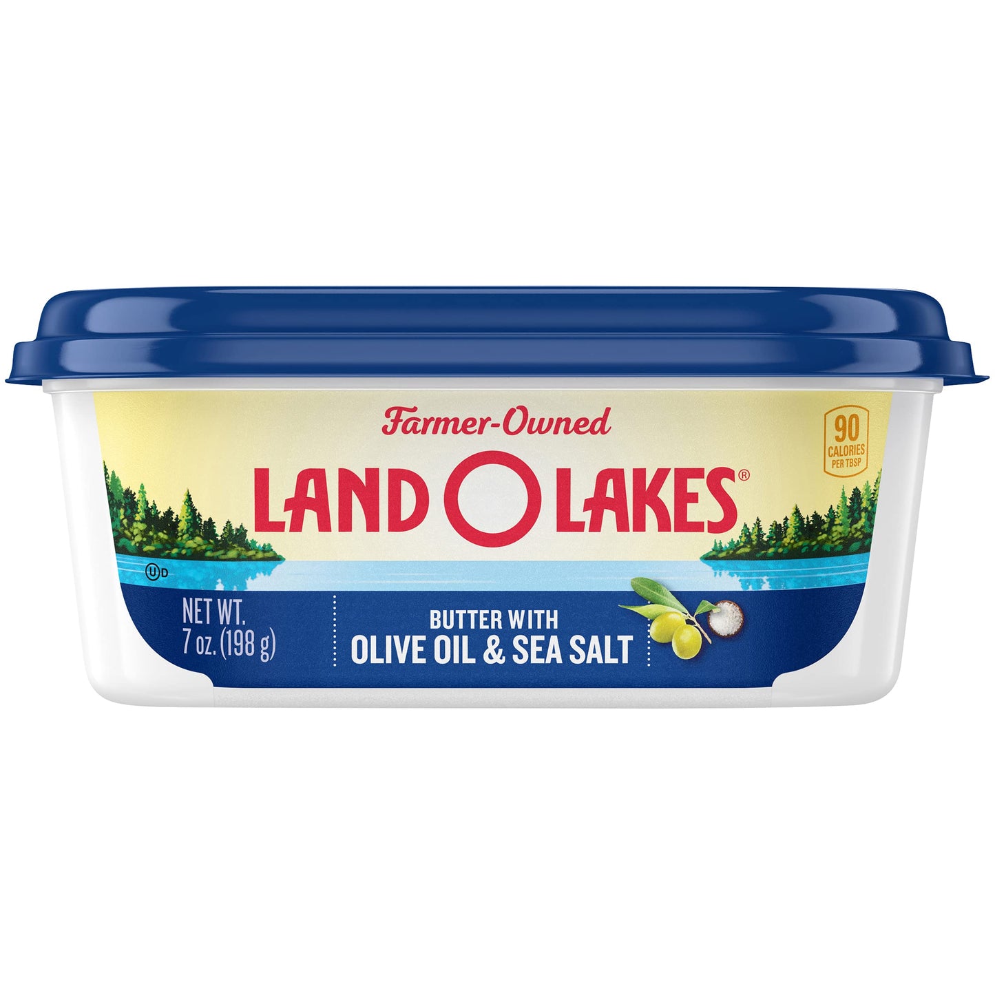 Land O Lakes Butter with Olive Oil & Sea Salt, Spreadable, 7 oz tub