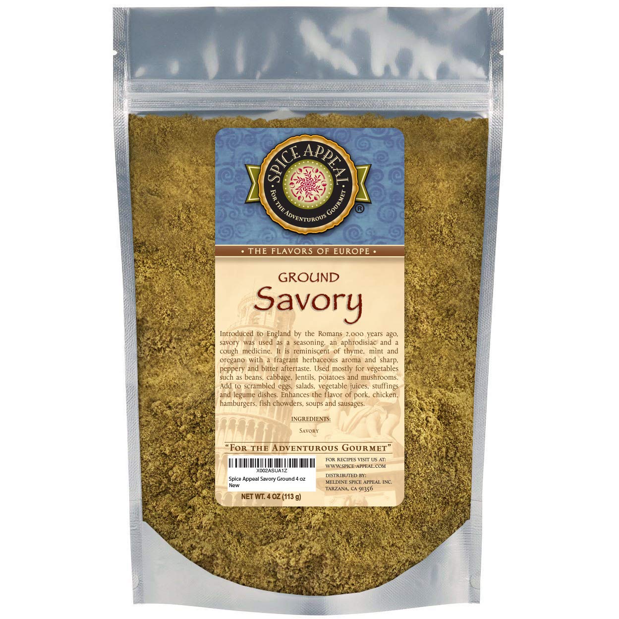 Spice Appeal Savory Ground Seasoning, 4 oz Resealable Stay Fresh Pouch