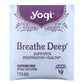 Yogi Tea Breathe Deep Herbal Tea, Caffeine Free, 16 Count, Pack of 1