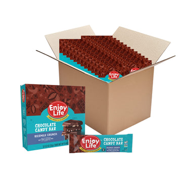 Enjoy Life Ricemilk Crunch Chocolate Candy Bars, Vegan, Dairy Free, Gluten Free, Nut Free, Kosher, Soy Free, Allergy Friendly, 2