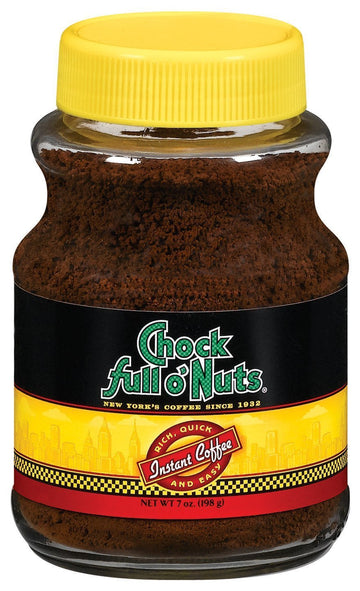Chock Full O' Nuts Coffee, Regular Instant Medium Coffee (7 Ounce (Pack Of 8), Medium)