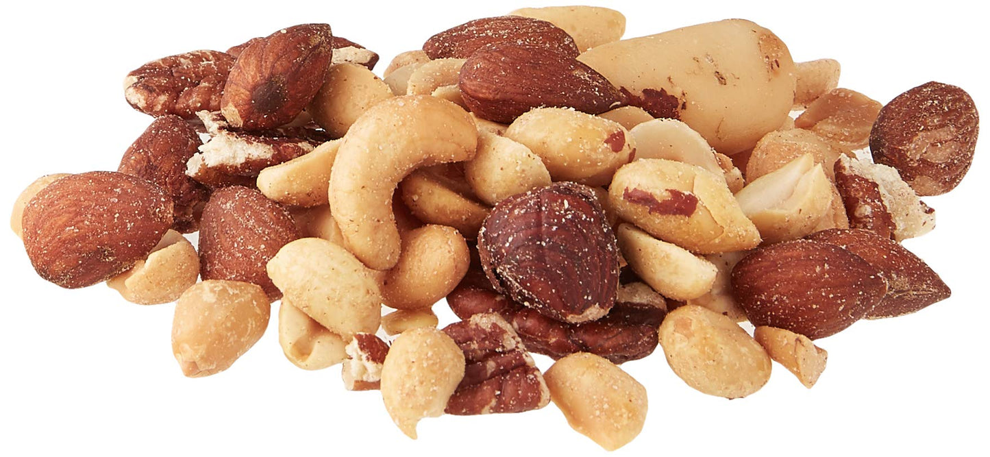 large online retailer Brand - Happy Belly Mixed Nuts with Peanuts  Roasted & Sea Salted  1 pound (Pack of 1)