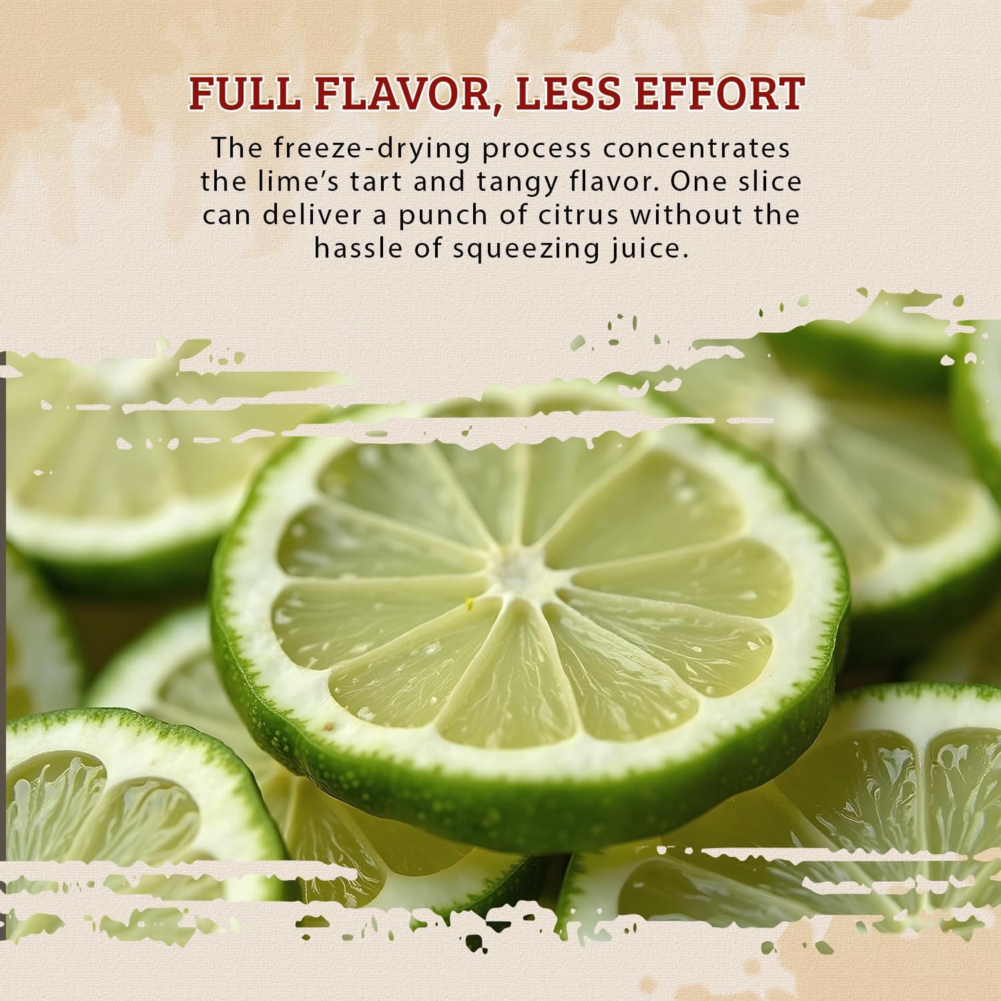 52Usa Freeze Dried Lime – 3Oz – Naturally Preserved, Intense Flavor, Perfect For Cooking, Drinks, And Snacks – No Added Sugar Or Preservatives