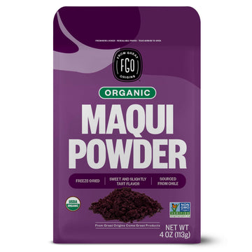 Fgo Organic Maqui Powder, From Chile, 4Oz, Packaging May Vary (Pack Of 1)