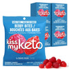 Kiss My Keto Gummies Candy - Low Carb Candy Berry Bites, Keto Snack Pack - Healthy CandyGummys - VeganCandy, Keto Gummy Candy - 