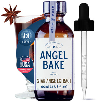 Pure Star Anise Extract for Baking and Mixology - Culinary Aromatics, Kosher, Keto Friendly, Vegan, Gluten-Free for Cooking, Des