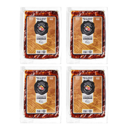 Gardner s Wisconsin Cheese and Sausage, 4 Pack of Oven Baked Cheese, Cheddar Flavor (6 Ounces Per Block) - Artisan Cheese Made 