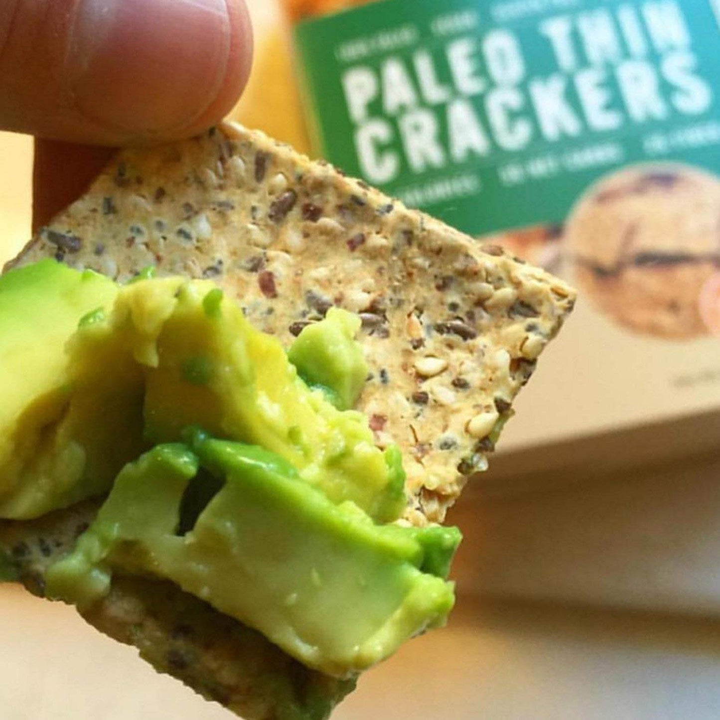 Julian Bakery Paleo Thin Crackers | Salt & Pepper | USDA Organic | Gluten-Free | Grain-Free | GMO Free | Low Carb | 8.4 Ounce (P