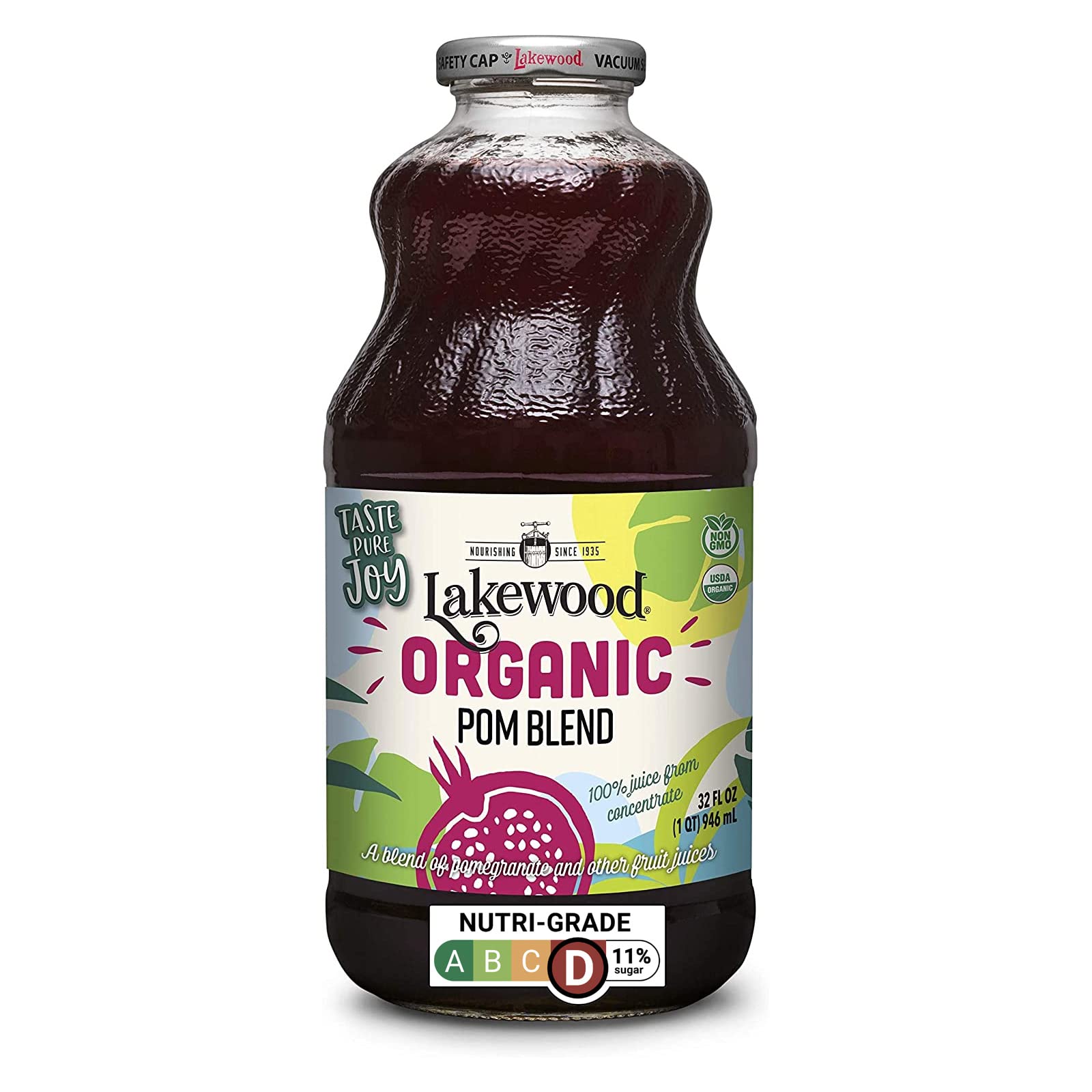 Lakewood Juice Pomegranate Organic, 32 Fl Oz