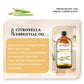 Euqee Citronella Essential Oil, 118Ml Large Gift Box Pure Citronella Oil With Glass Dropper For Candle Making, Diffuser, Humidif