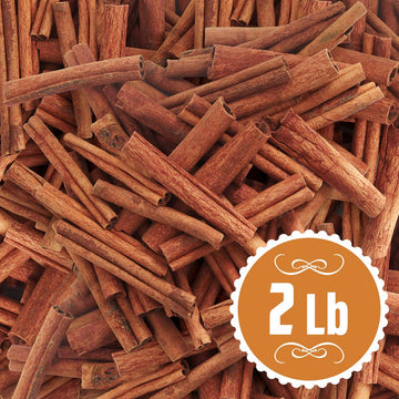 TIVOZY Cinnamon Sticks - 2lb Pack, Ideal for Recipes and Natural Remedies, Whole Sticks for Chefs and Home Cooks