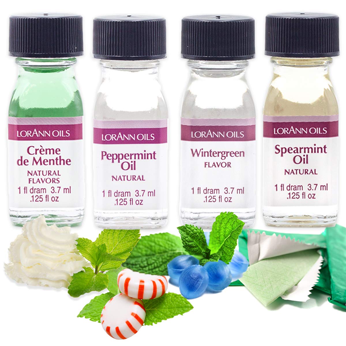 LorAnn Oils Super Strength Flavoring, Used For Candy Making, Flavoring Extracts, Baking, Hard Candy, & Flavor Oils - Bold, Natur