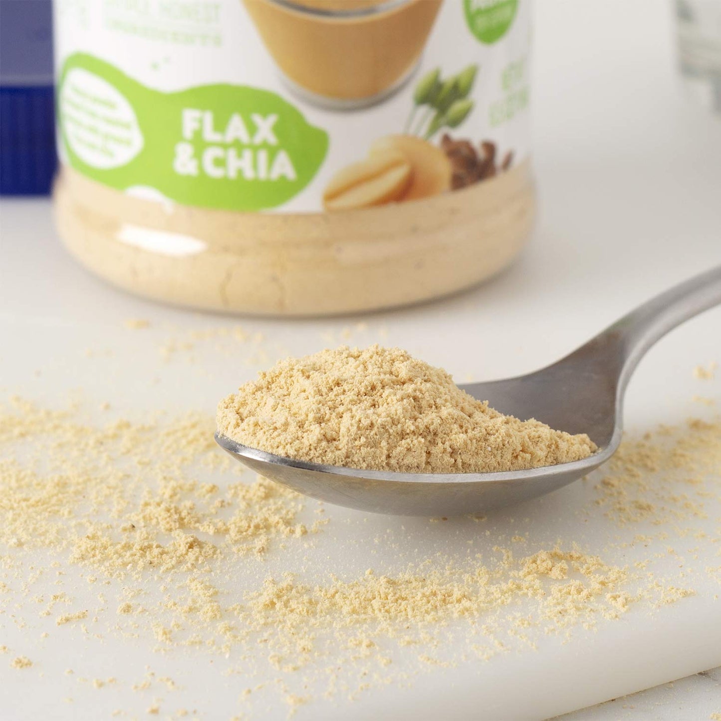 Peanut Butter & Co. Flax & Chia Peanut Protein Powder, Non-GMO Project Verified, Gluten Free, Vegan, 6.5 Ounce Jar