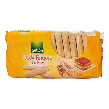 Gullon Ladyfingers Cookies, 3 Pack (Total 21oz), 7 Ounce Each, Model SUVELAM