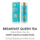 Twg Tea | Breakfast Queen Tea | Green Tea | Rose Petals | Haute Couture Tin, 100G | Gift Set