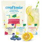 Craftmix Lemonade Variety Mix  12 Packets  Easy Powder Drink with Real Fruit  Low-Sugar  Vegan  Low-Carb  Non-GMO  Dairy-Free  Gluten-Free  Flavored Water Enhancer  On-the-Go Water Flavoring Packets
