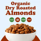 Food To Live Organic Dry Roasted Almonds, 4 Pounds - Non-Gmo, Unsalted, Vegan, Keto, Paleo, Kosher, Bulk, High In Protein, Dieta