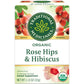 Traditional Medicinals Organic Rose Hips & Hibiscus Herbal Tea, 48 Tea Bags, Supports Everyday Wellness, Pack of 3