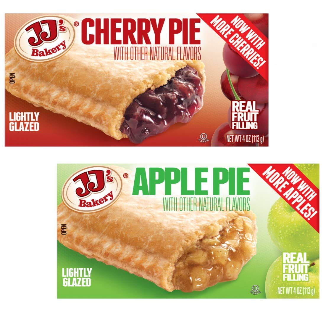 Jj'S Bakery Pies Variety Pack | Apple And Cherry | Pack Of 12