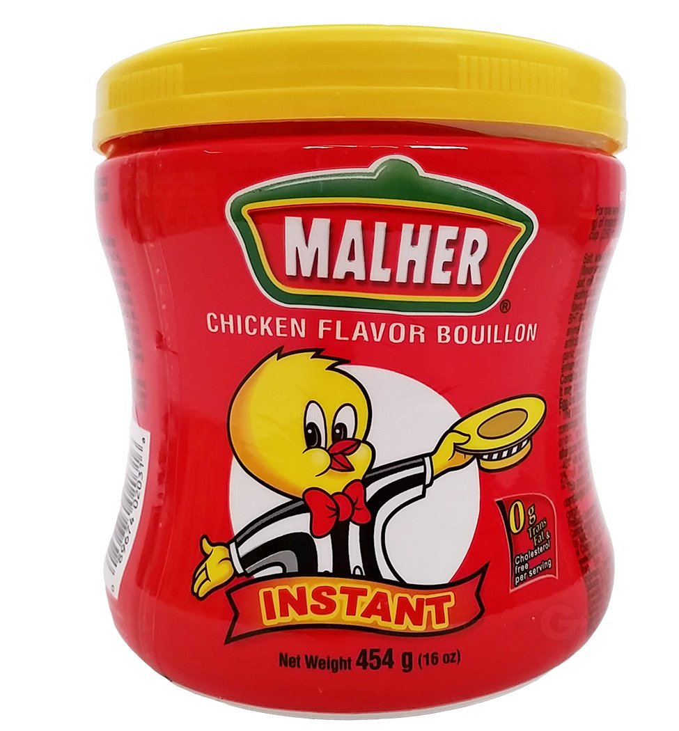 Malher Chicken Bouillon 16 oz - Consome de Pollo (Pack of 12)