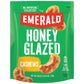 Emerald Honey Glazed Cashews, 36oz Resealable Bulk Bag, Kosher Dairy, Non-GMO, No Artificial Preservatives, Flavors, or Colors