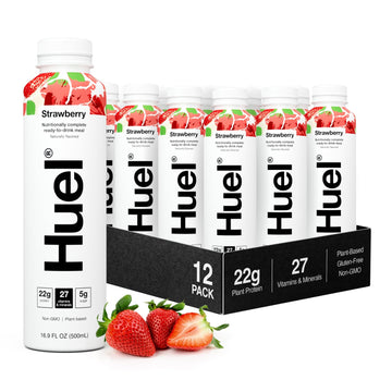 Huel Ready-To-Drink | Strawberry Shortcake Meal Replacement Drink | High Protein Drink | Nutritionally Complete, Low Sugar, High