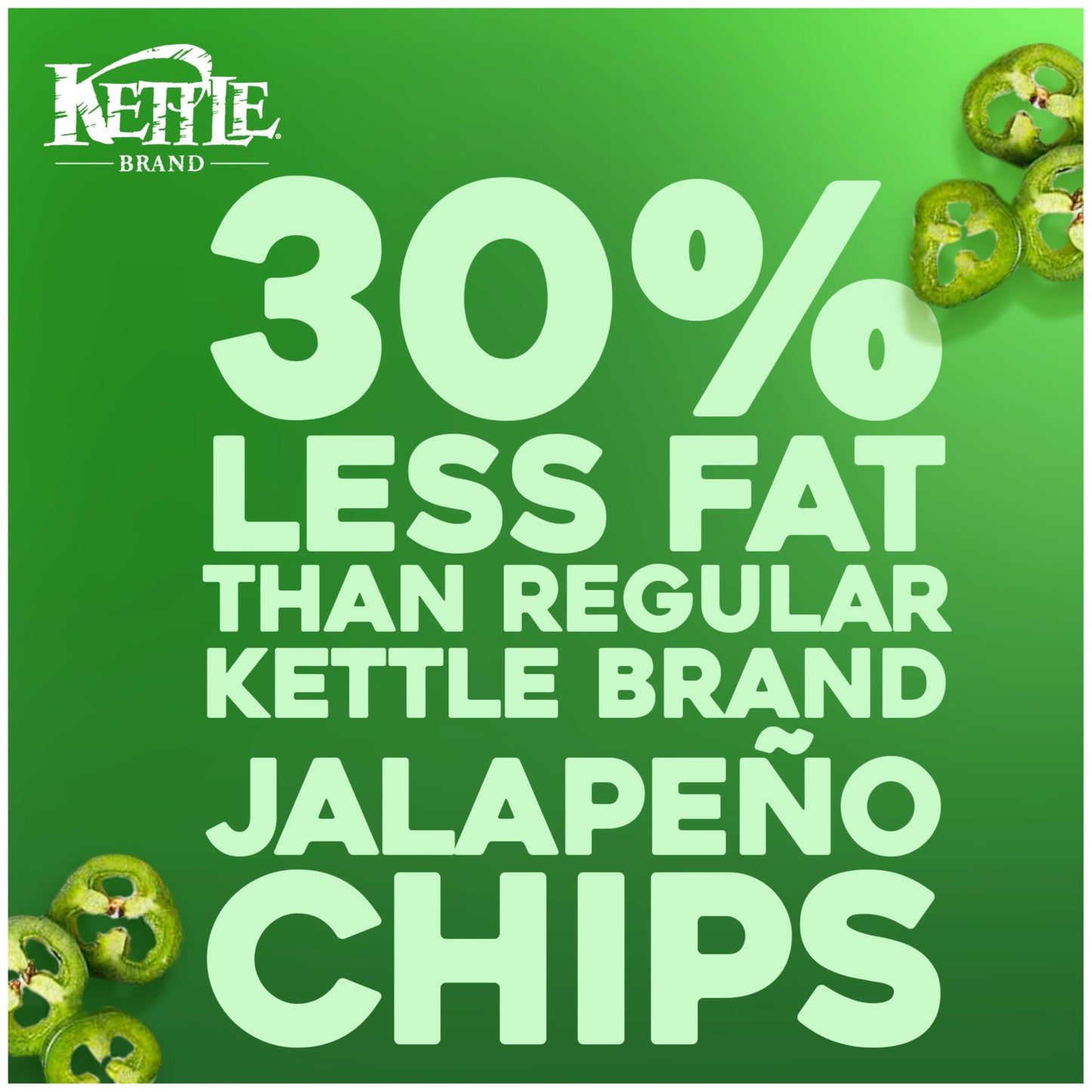 Kettle Brand Air Fried Jalapeño Kettle Chips, 6.5 Oz Bag