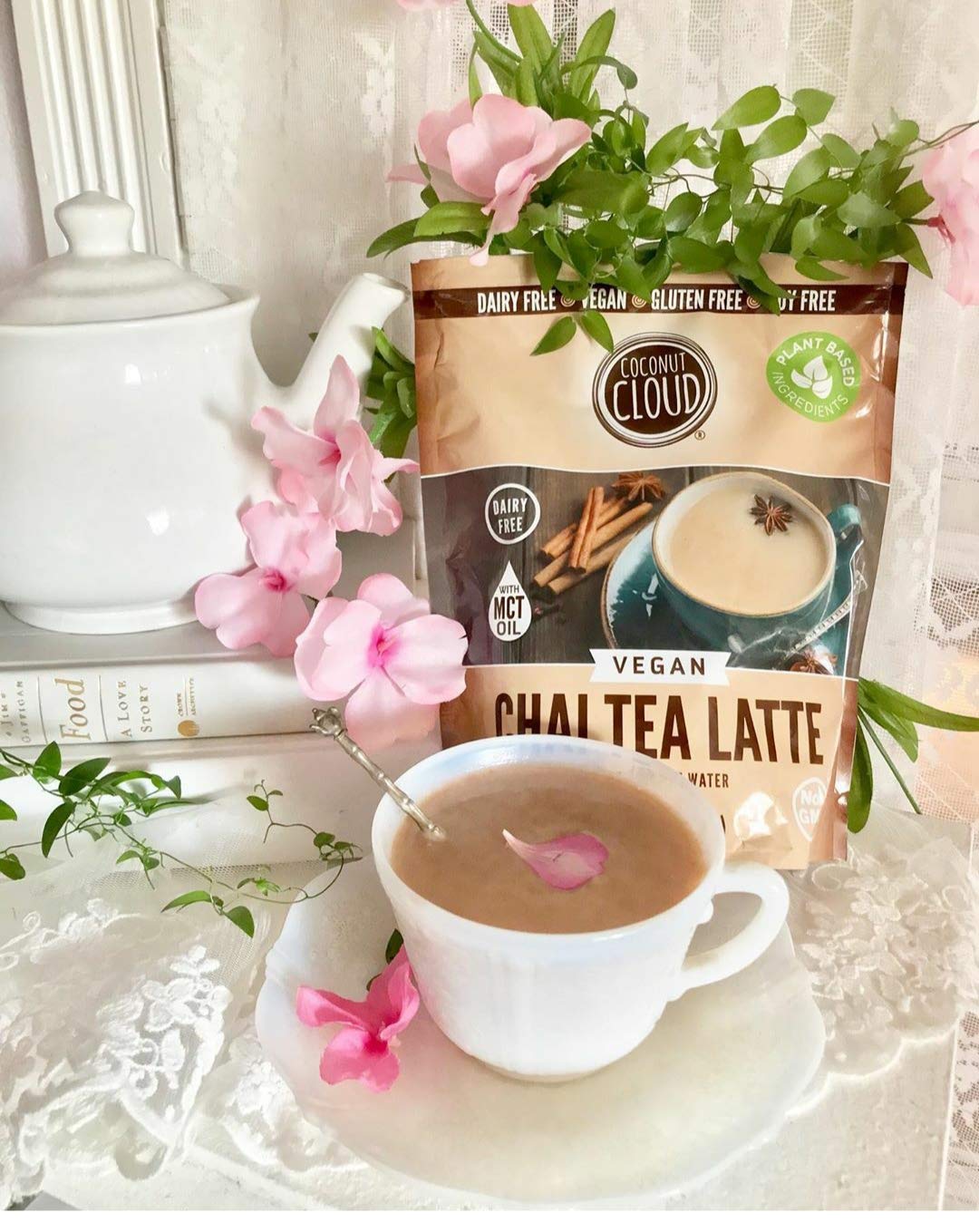 Coconut Cloud: Vegan Spiced Chai Tea Latte | Creamy, Delicious & Easy Dairy Free Alternative. Made In Colorado (Lightly Sweetene