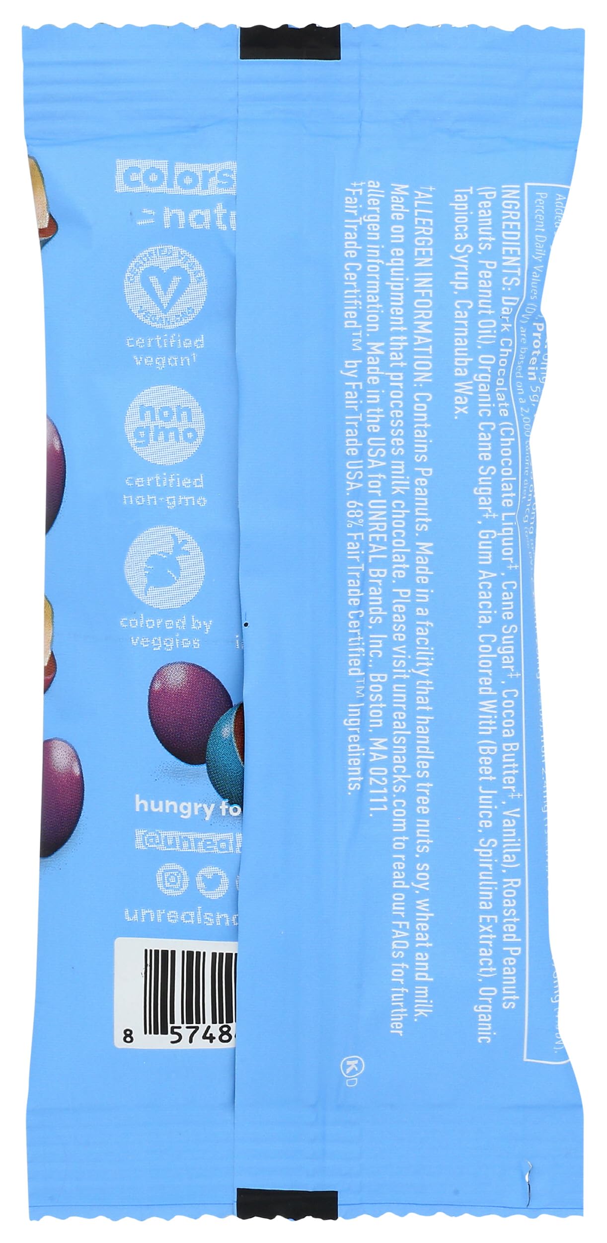 Unreal Milk Chocolate Gems 1.5 Oz