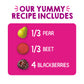 Happy Tot Organics Stage 4 Baby Food Pouches, Gluten Free, Vegan Snack, Super Bellies, Fruit & Veggie Puree, Pears, Beets & Blac
