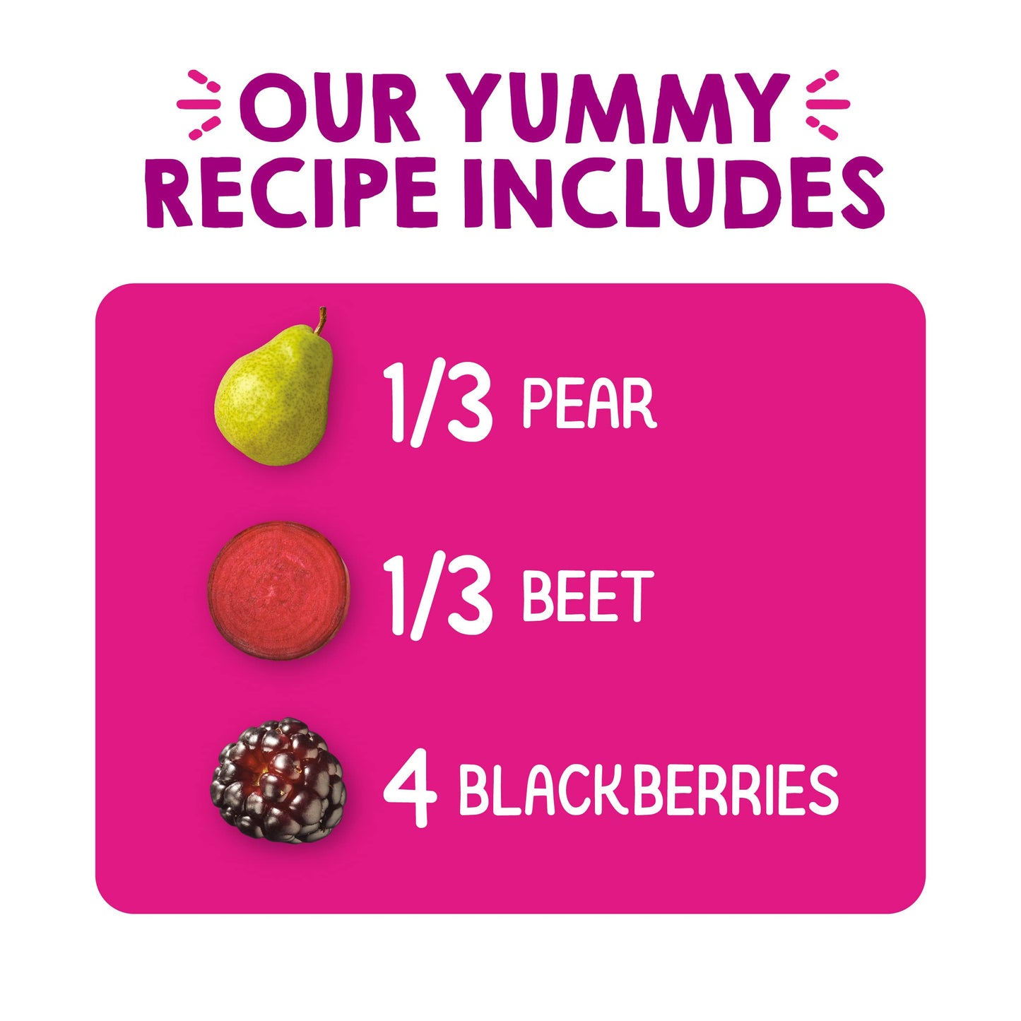 Happy Tot Organics Stage 4 Baby Food Pouches, Gluten Free, Vegan Snack, Super Bellies, Fruit & Veggie Puree, Pears, Beets & Blac