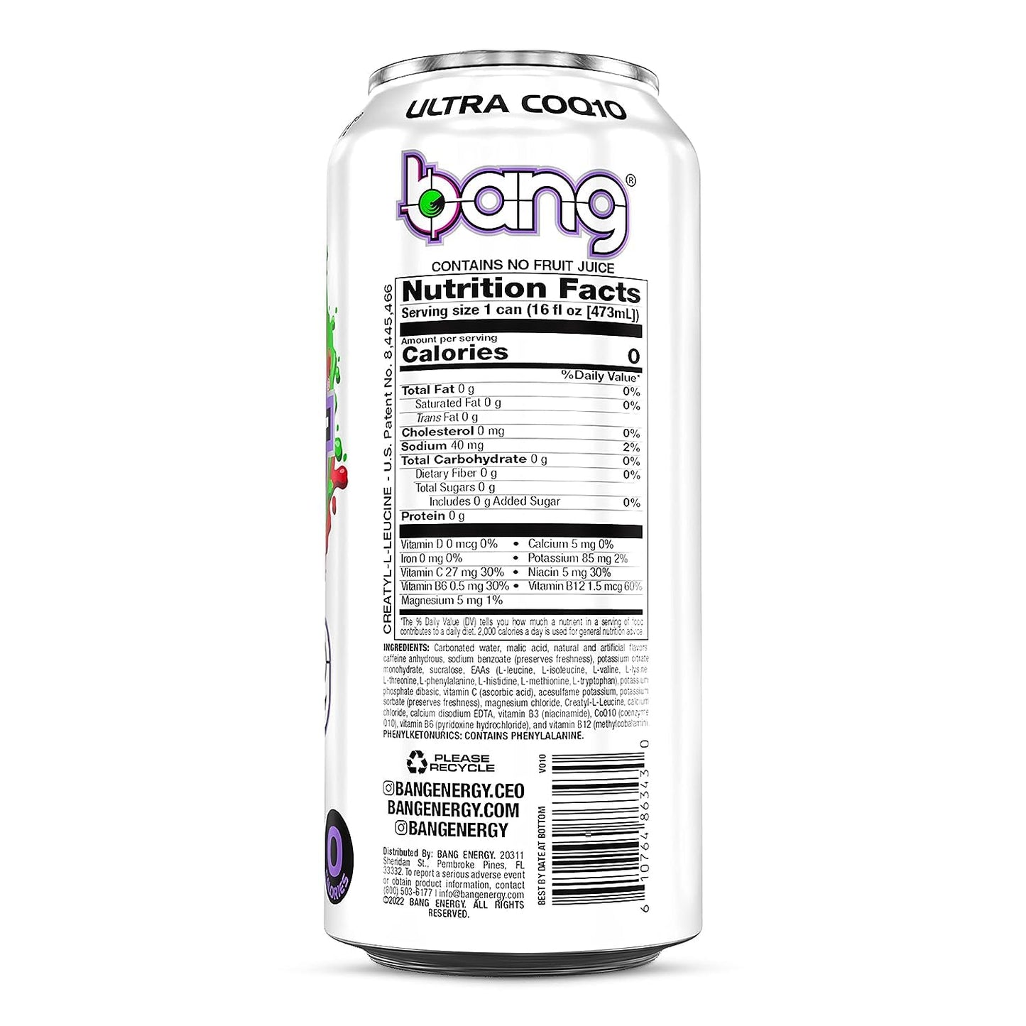 Bang, Sour Heads, 16 Ounce