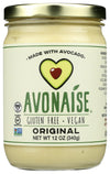 Avonaise Original Avocado Mayonnaise, Gluten Free, Vegan, 12 Ounce (Pack of 6)