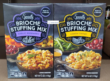 Specially Selected Brioche Stuffing Mix Garlic Rosemary & Lemon Thyme 6oz 170g (Two Boxes)